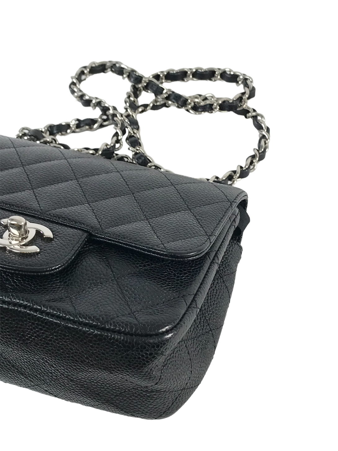 Chanel Caviar Leather Single Flap Mini Handbag Siopaella Designer chanel-caviar-leather-single-flap-mini-handbag-siopaella-designer