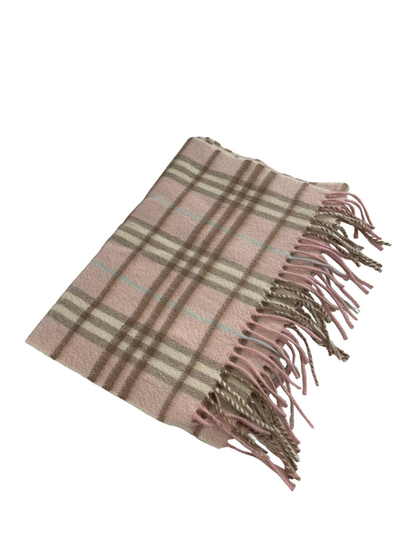 Burberry Pink Cashmere Scarf