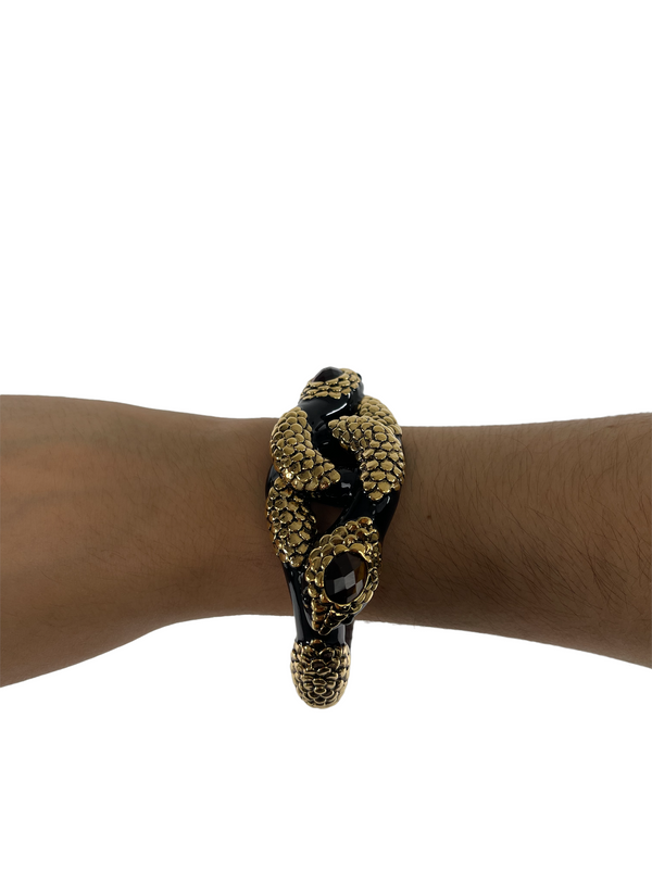 Roberto Cavalli Gold Tone Bracelet