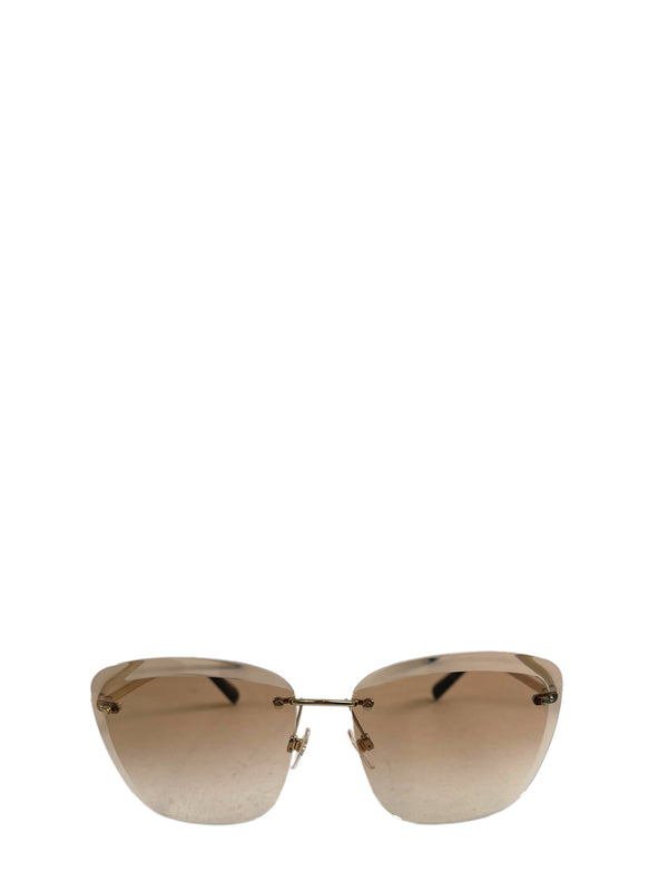 Chanel Rose Tinted Sunglasses