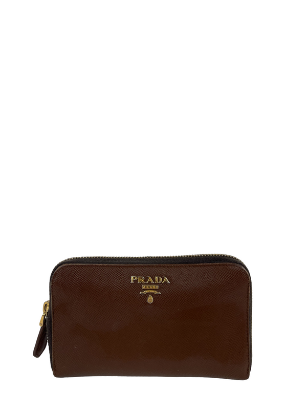 Prada Brown Leather Wallet