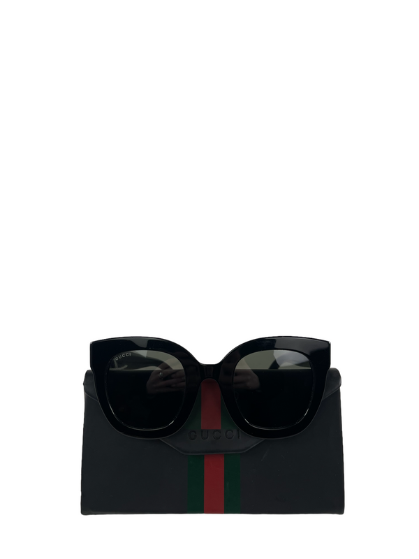 Gucci Black 'GG' Star Sunglasses