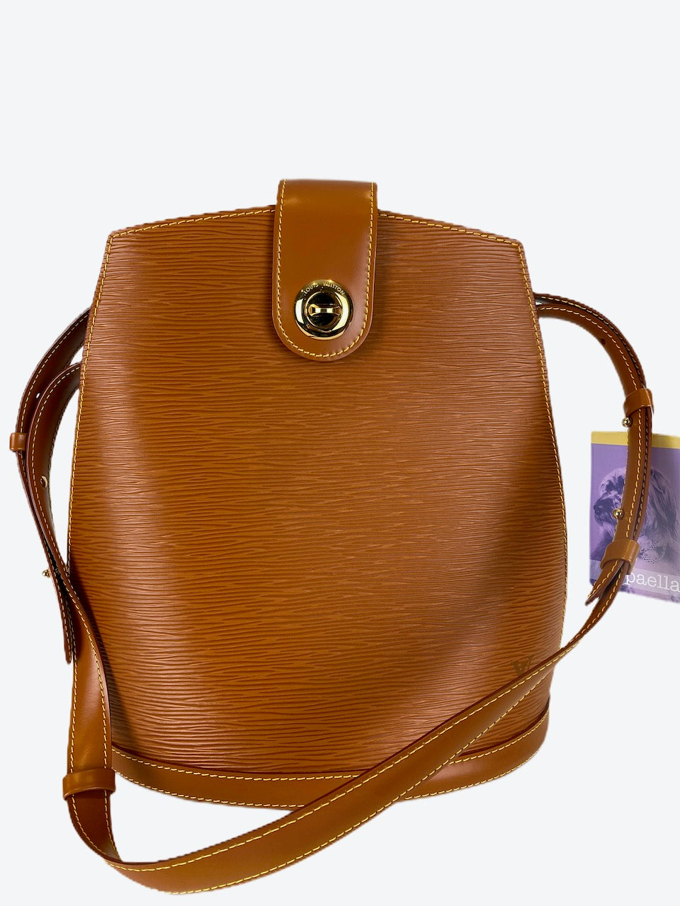 Louis Vuitton Tan Epi Leather "Cluny" Bucket Bag - As Seen on Instagram 2/9/20 - Siopaella Designer Exchange