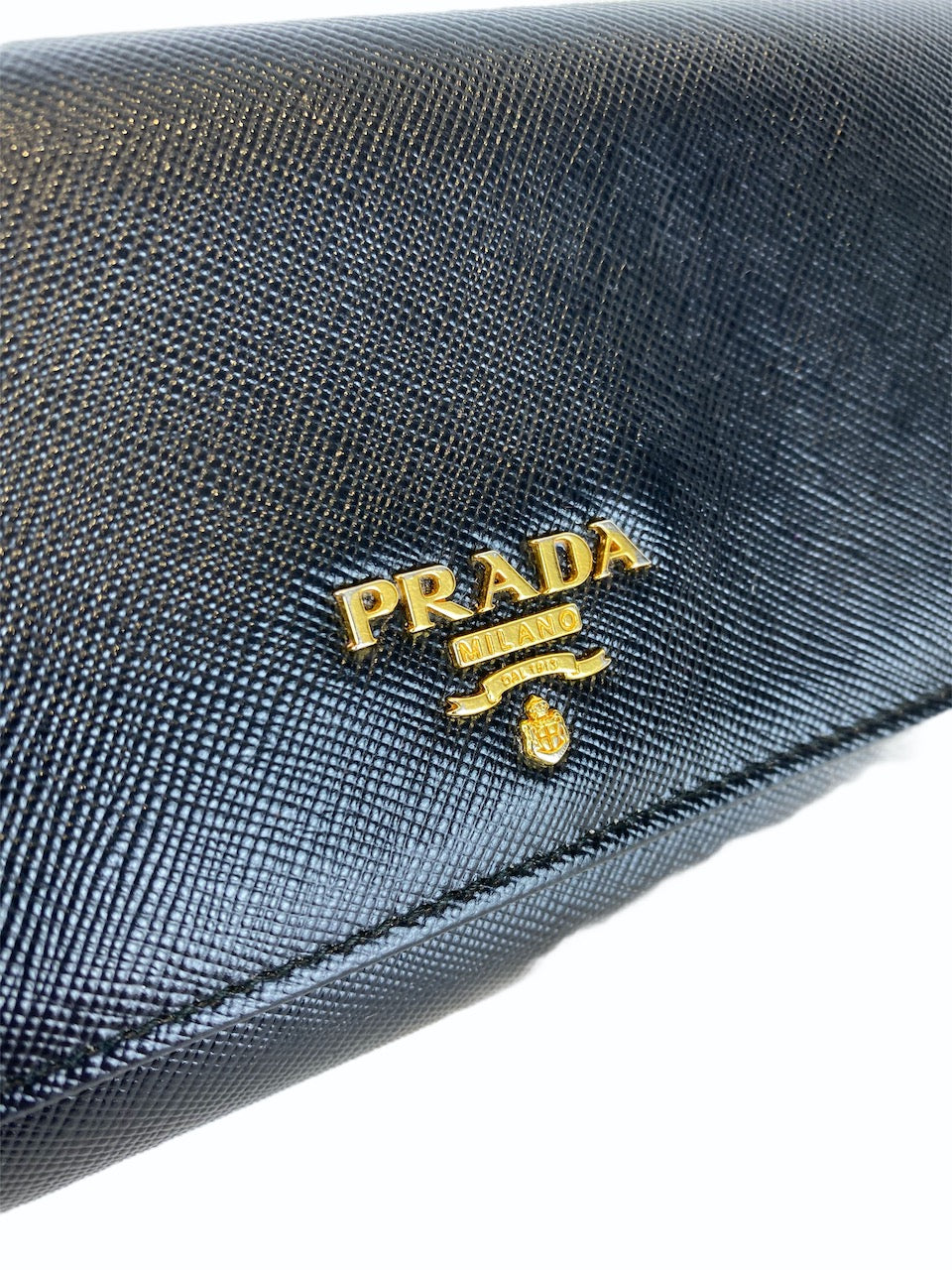 Prada Black Saffiano Leather Continental Wallet - As Seen on Instagram 2/9/20 - Siopaella Designer Exchange