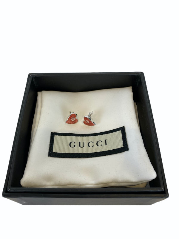 Gucci Heart Stud Earrings - Siopaella Designer Exchange