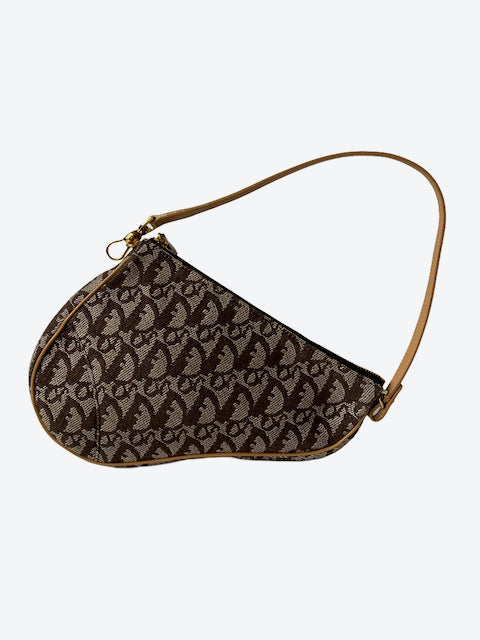 Christian Dior Mini Canvas Saddle Bag - As seen on Instagram 04/10/2020