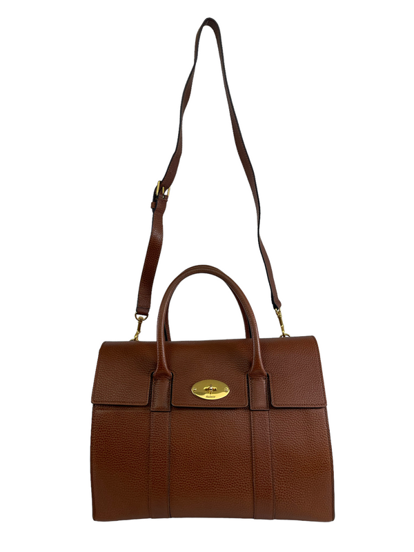 Mulberry Tan Leather Medium “Bayswater” Tote