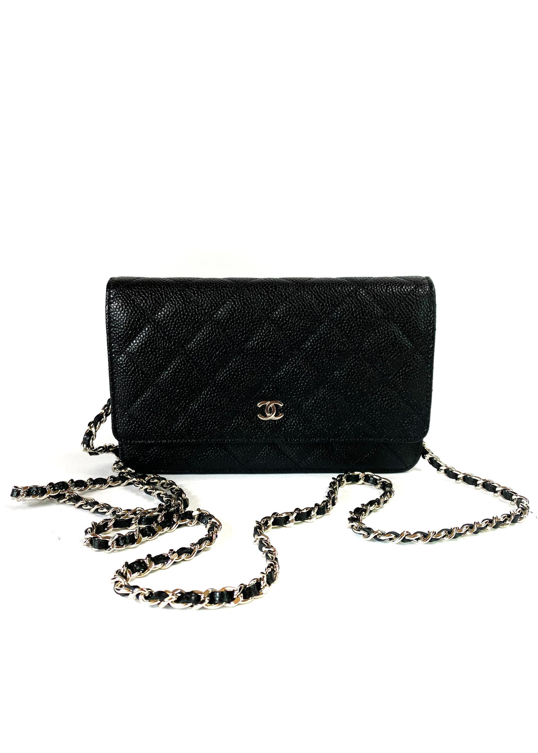 Chanel Black Caviar Leather Wallet on Chain - As Seen on Instagram 22.07.2020 - Siopaella Designer Exchange