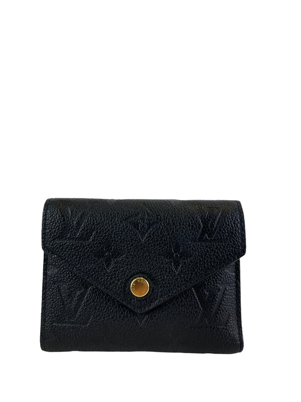Louis Vuitton Black Empreinte Leather ‘Zoe’ Wallet