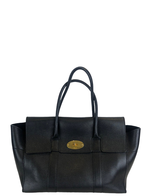 Mulberry Black Leather Bayswater Tote