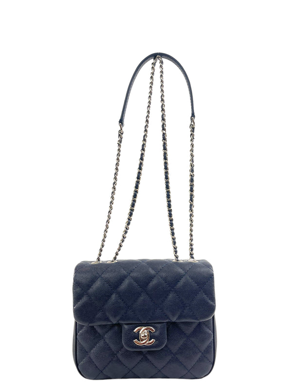 Chanel Navy Caviar Leather ‘Urban Companion’ Flap Handbag