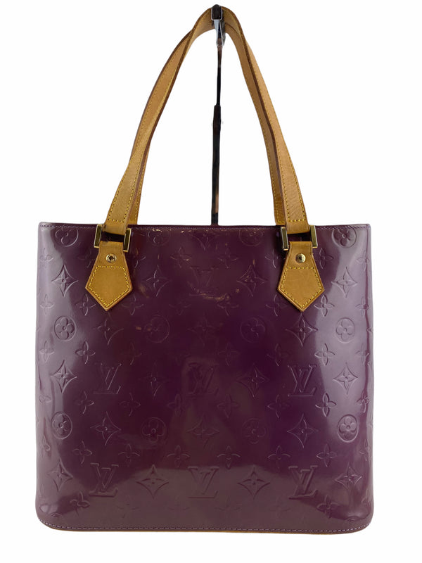 Louis Vuitton Purple Patent Monogram Leather Tote