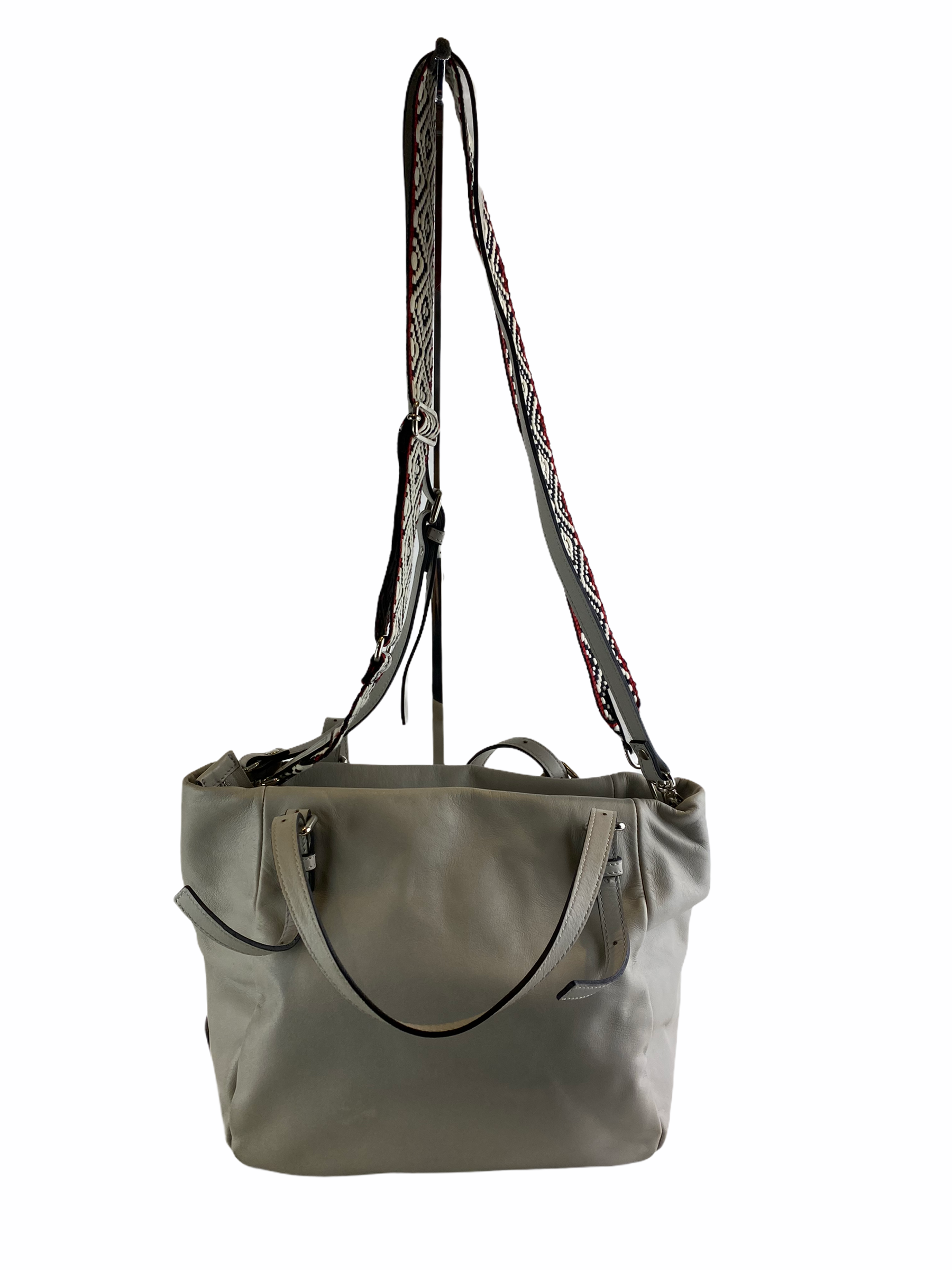 Dimoni Grey Leather Shoulder Bag - As seen on Instagram 24/03/21 ...