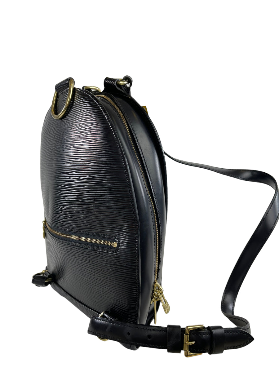 Louis Vuitton Vintage Black Epi Leather Backpack Siopaella Designer Exchange