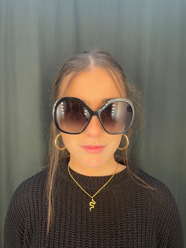 Dolce & Gabbana Oval Oversized Sunglasses