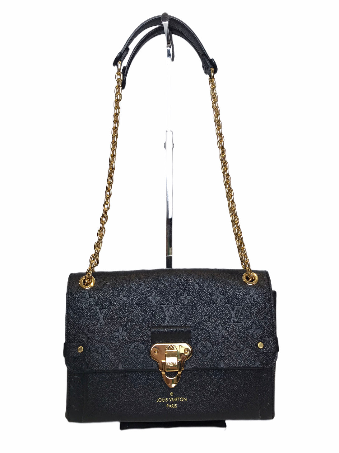 Louis Vuitton Black Monogram Empreinte Leather "Vavin" - As Seen on Instagram 30/08/2020 - Siopaella Designer Exchange