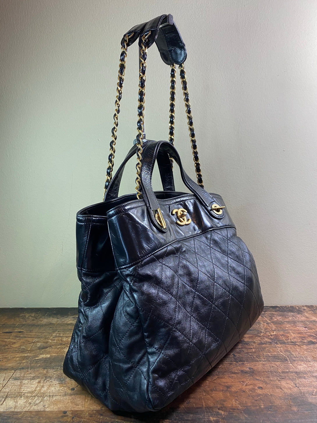 Chanel Two Way Leather "In the Mix" Tote - Siopaella Designer Exchange