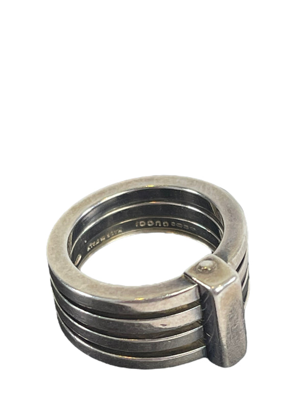 Gucci Silver Multi Ring