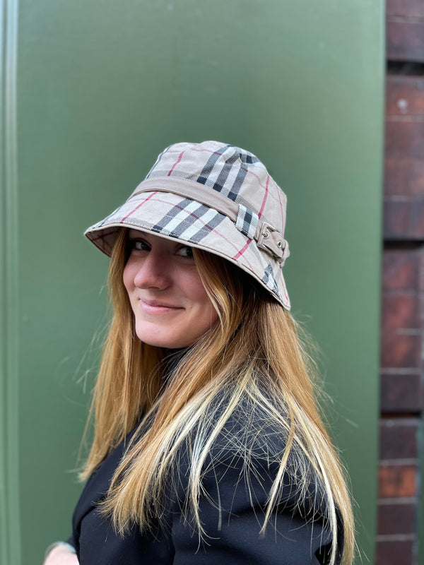 Burberry Classic Check Canvas Bucket Hat