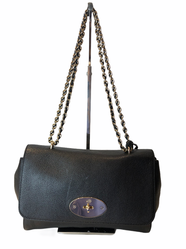Mulberry Black Leather Medium "Lily" Crossbody- As Seen on Instagram 28/02/21