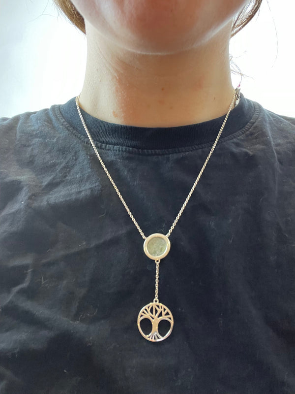Connemara Marble Silver Necklace