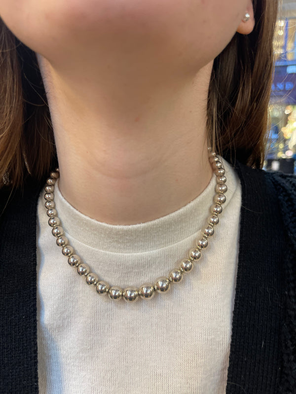 Tiffany and Co. Sterling Silver Bauble Necklace