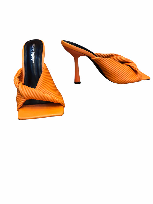 Public Desire Orange Heels size Uk 4