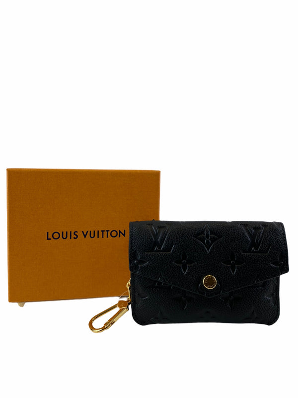 Louis Vuitton Black Empriente Leather Coin Purse