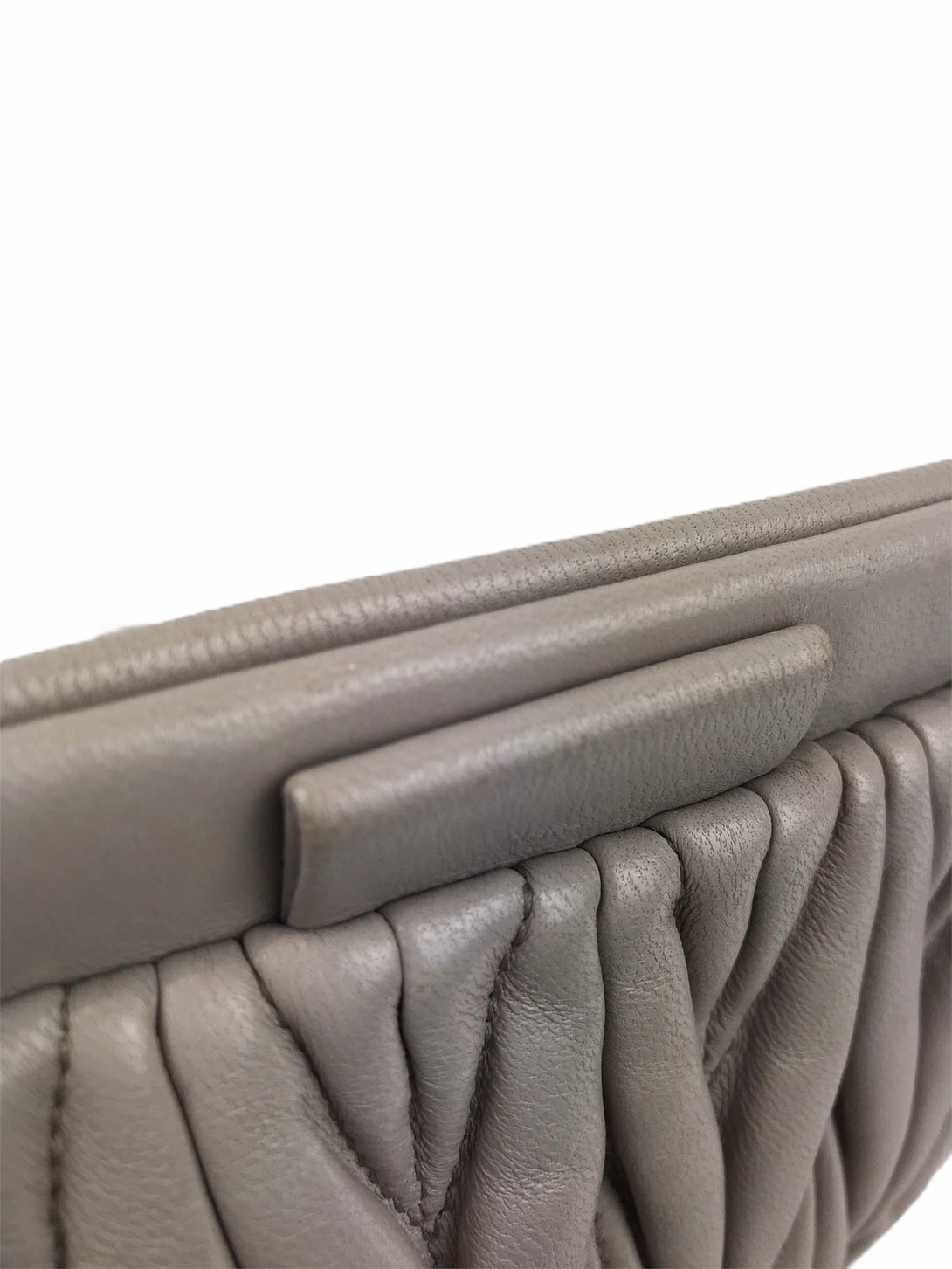 Miu Miu Pale Grey Matelasse Leather Crossbody - As Seen on Instagram 18/11/2020 - Siopaella Designer Exchange