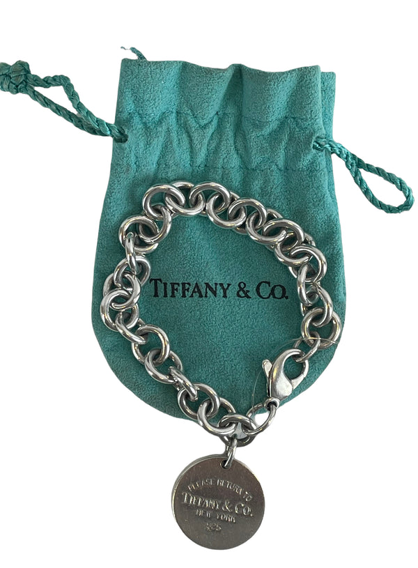 Tiffany and Co Silver "Return to Tiffany" Chain Bracelet