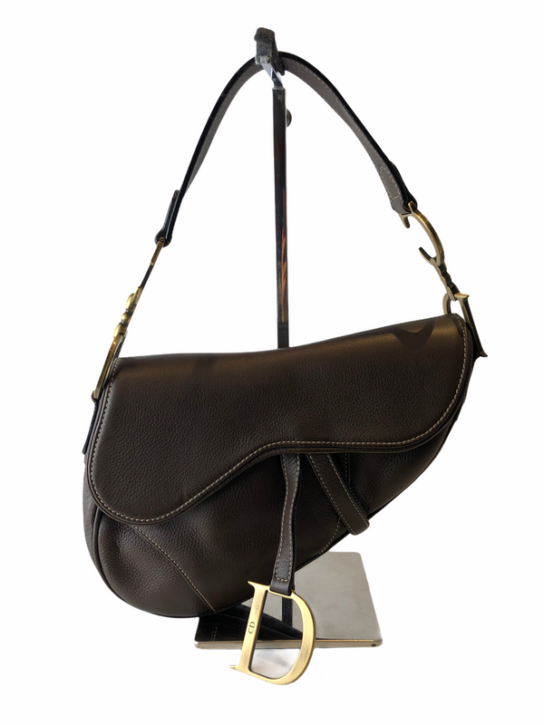 Christian Dior Brown Leather "Saddle" Bag- As seen on instagram 14/03/21
