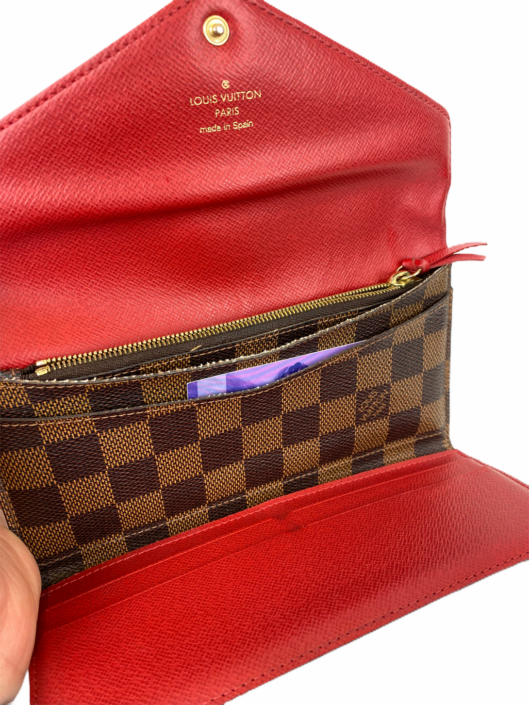 Louis Vuitton Damier Ebene Wallet - As Seen on Instagram 30/08/2020 - Siopaella Designer Exchange
