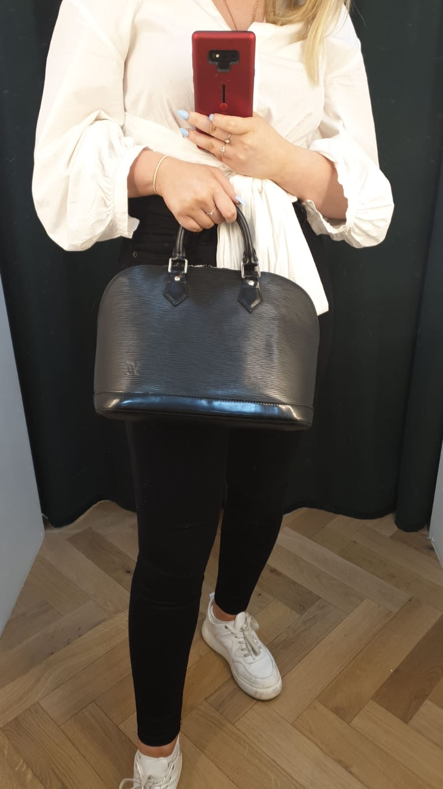Louis Vuitton Black Epi Leather Alma - Siopaella Designer Exchange