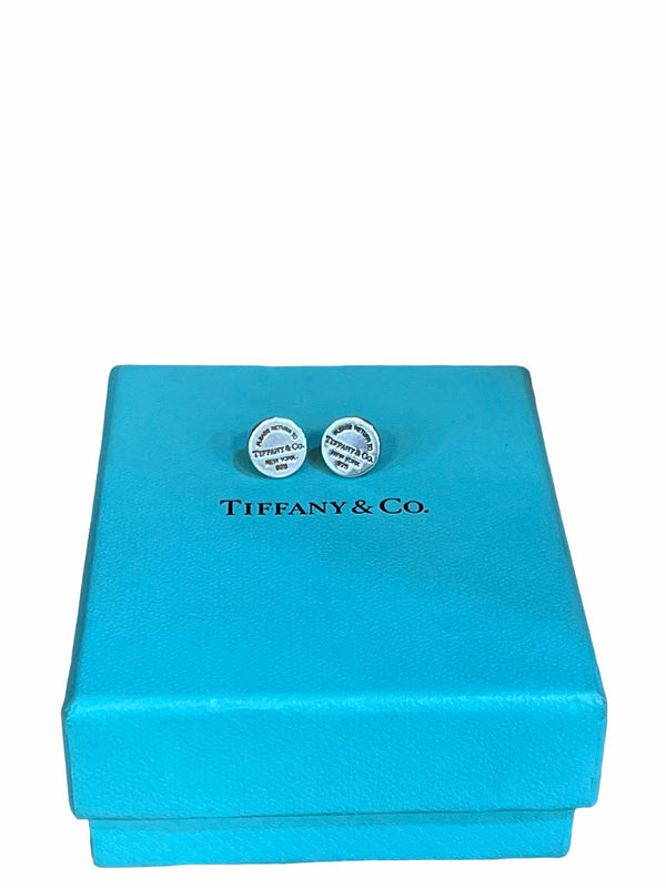 Tiffany & Co Sterling Silver “Return to Tiffany” Stud Earrings