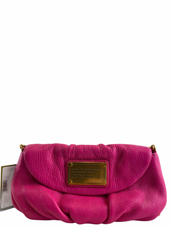 Marc by Marc Jacobs Hot Pink Leather Mini Crossbody