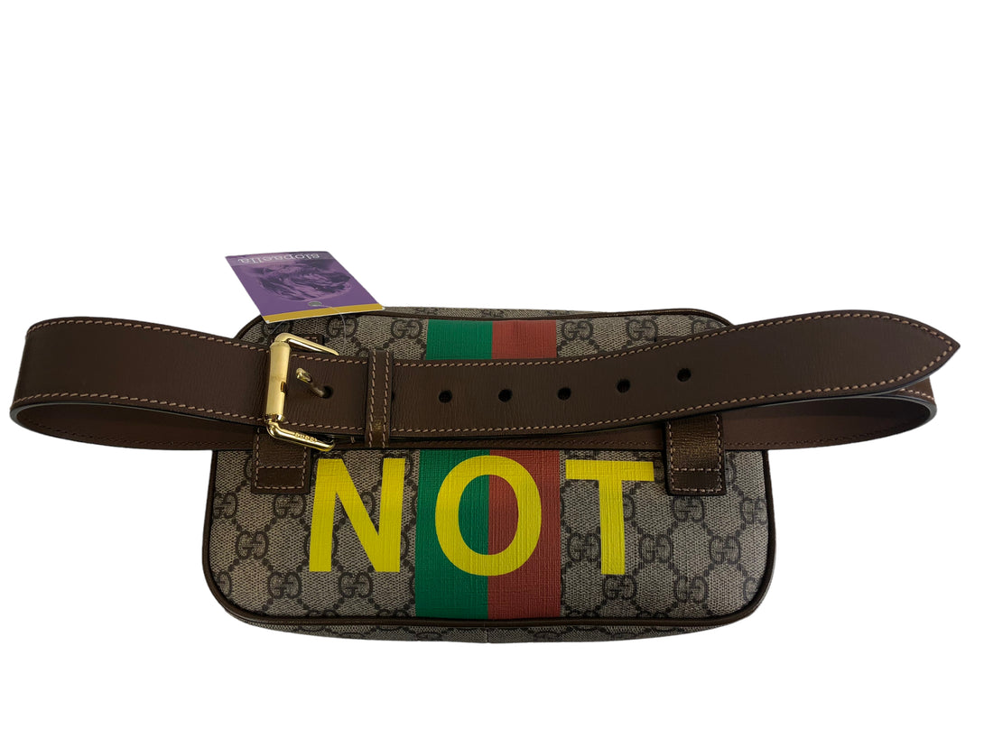 Gucci Fake/Not GG Supreme Monogram Canvas Belt Bag – Siopaella