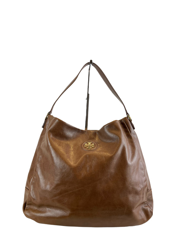 Tory Burch Brown Leather Handbag