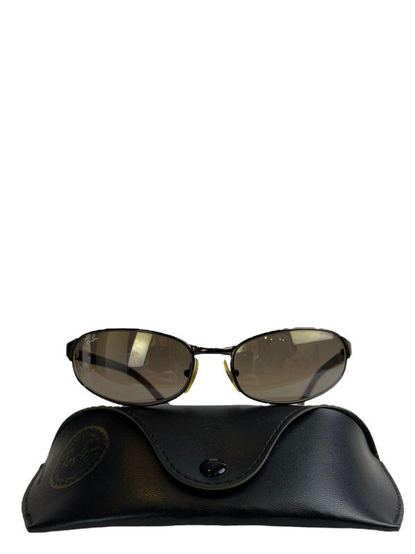 Rayban Black Oval Sunglasses