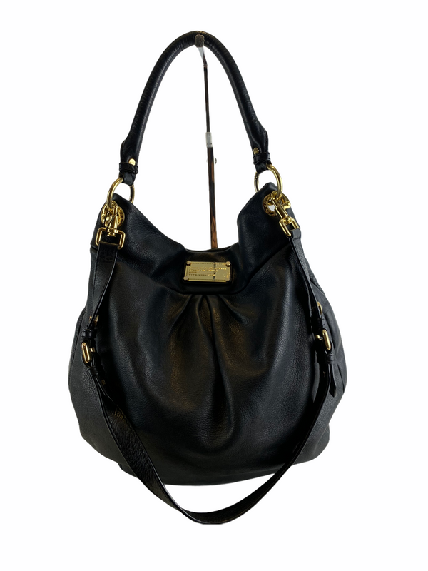 Marc by Marc Jacobs Black Leather Classic Q Hillier Hobo - As seen on Instagram 31/03/21