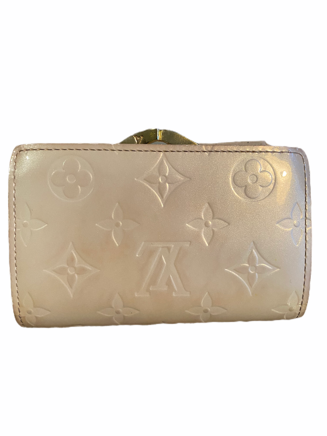 Louis Vuitton Cream Vernis Wallet - As Seen on Instagram - Siopaella Designer Exchange
