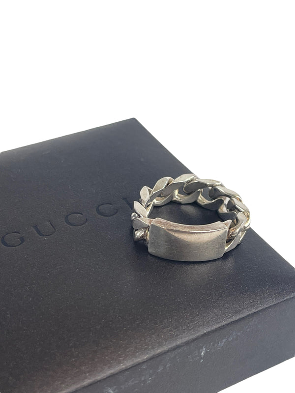 Gucci Silver Chain Ring