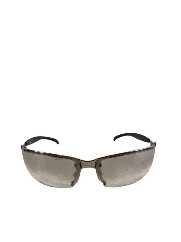 Chanel Silver Gradient Sunglasses