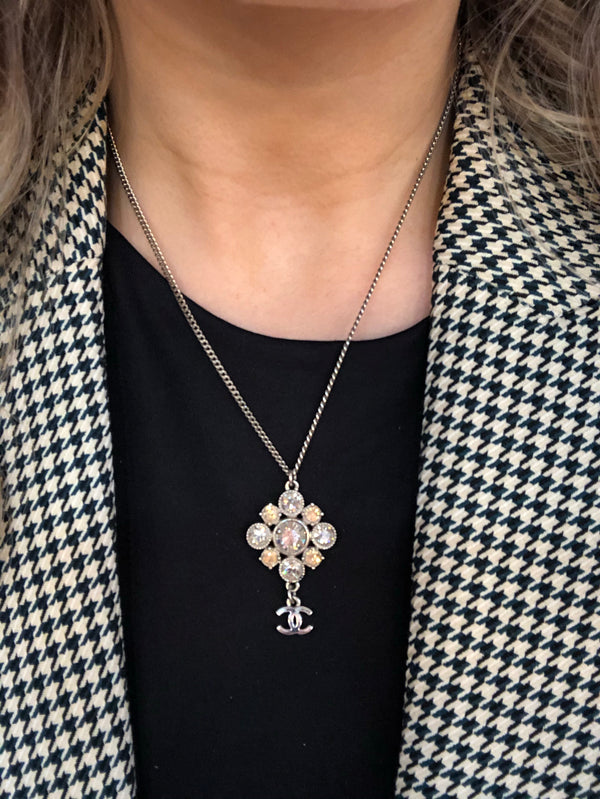 Chanel Silvertone Necklace