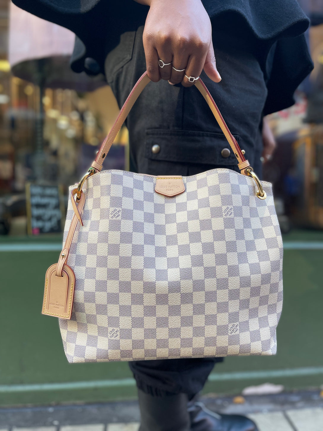 Handbag Damier Graceful Mm Pm Damier Louis Vuitton Bag Graceful Mm