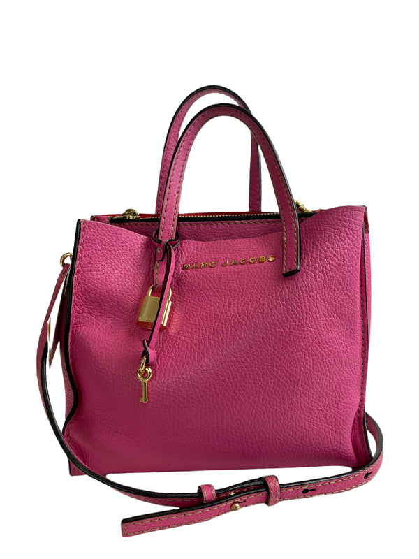 Marc Jacobs Pink Leather "Grind" Tote