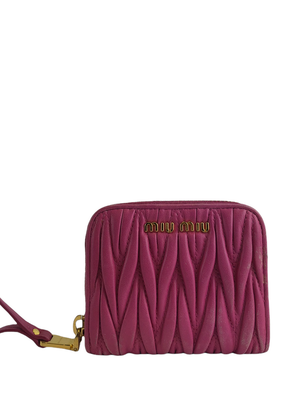 MiuMiu Pink Leather Wallet
