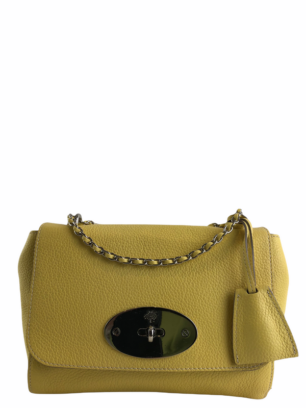 Mulberry Small Yellow Leather "Lily " Crossbody