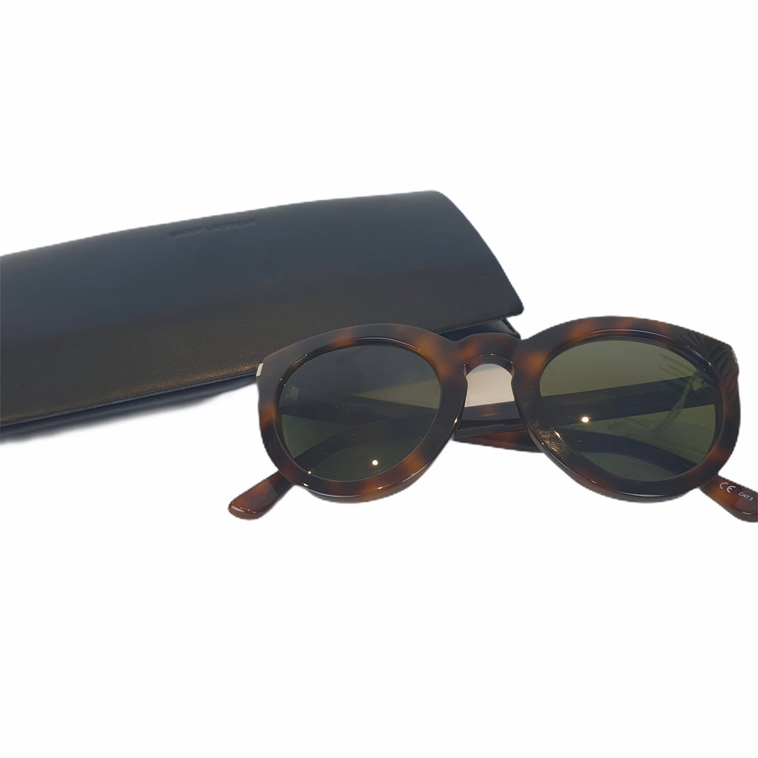 Saint Laurent Tortoise Shell Sunglasses - As seen on Instagram 2/08/20 - Siopaella Designer Exchange