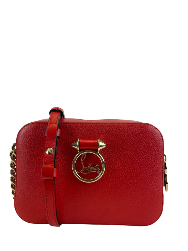 Christian Louboutin Red Leather Crossbody