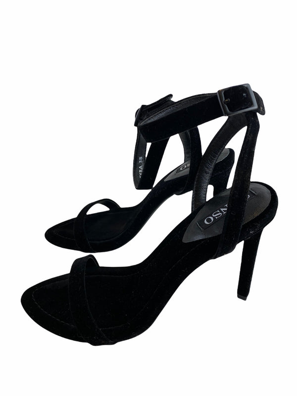 Senso Black Velvet Heels